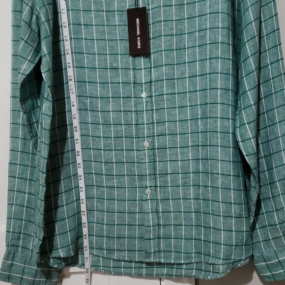NWT Michael Kors Men's Shirt long sleeve size XL - Picture 7 of 8
